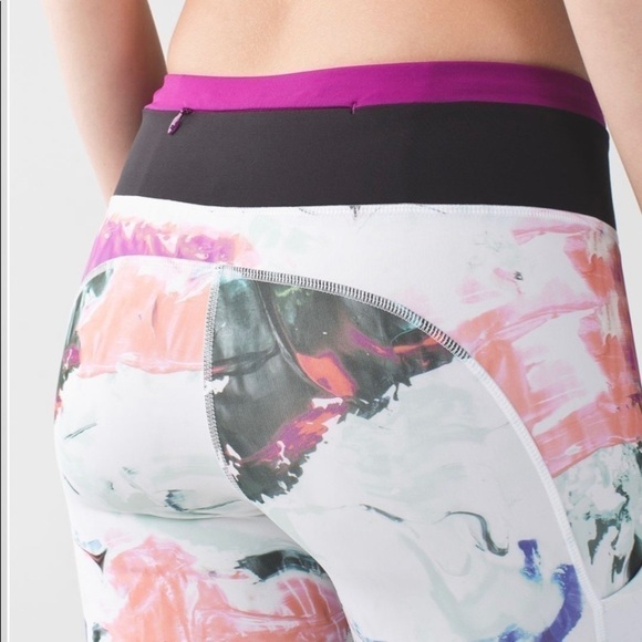 Lululemon Speed Tight III *All Full-On Luxtreme Pigment Wave Multi / Regal Plum - Picture 11 of 12